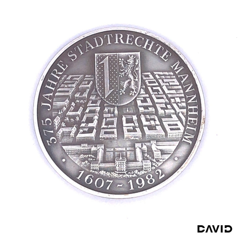 Silbermedaille "Mannheim" s1000