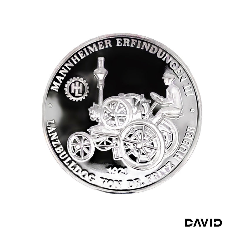 Silbermedaille "Mannheimer Erfindung III s1000