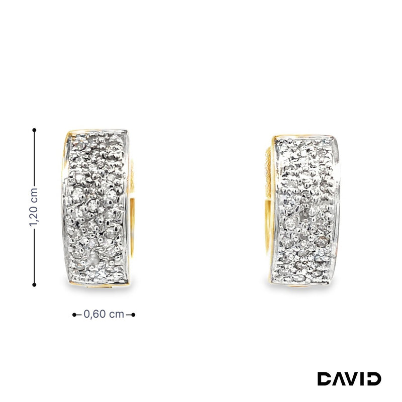 Creolen Diamanten Gold 585/14k