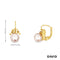 Ohrhänger mit Perle Akoya Perle Gold 585/14k