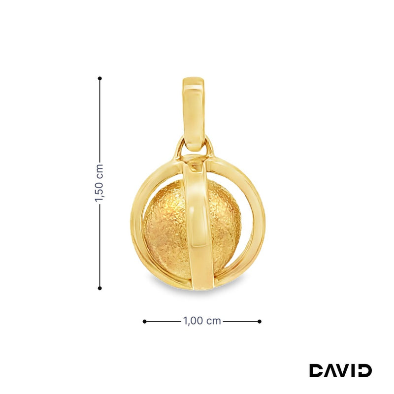 Anhänger Kugel Gold 585/14k