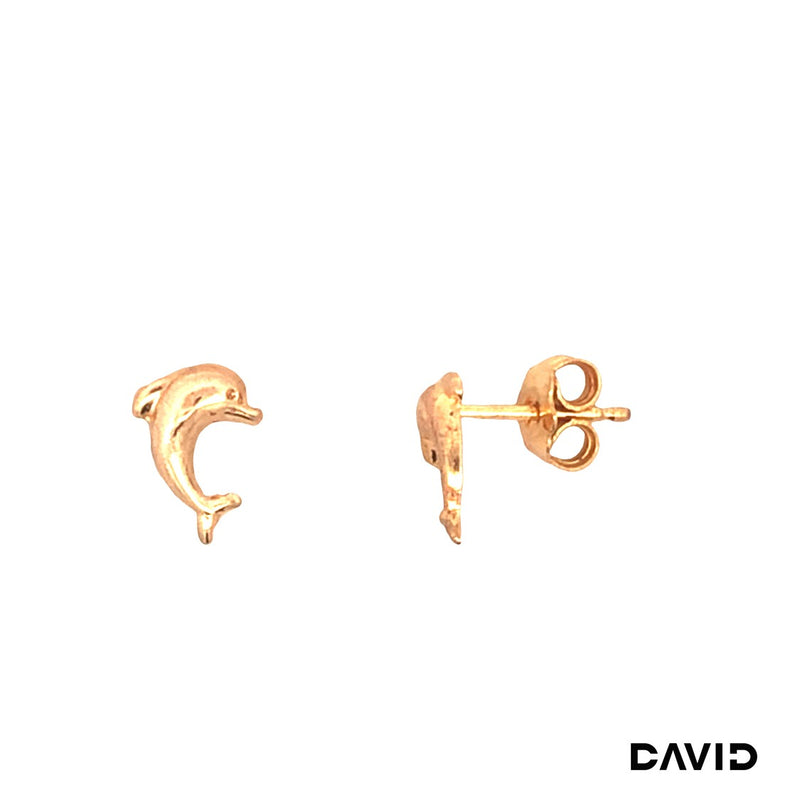 Ohrstecker Delphin Gold 8k