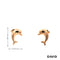 Ohrstecker Delphin Gold 8k