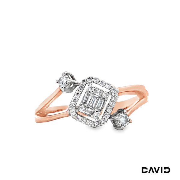 Ring Diamanten 750/-Rosè