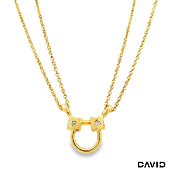 Collier mit Anhänger Gold 585/14k