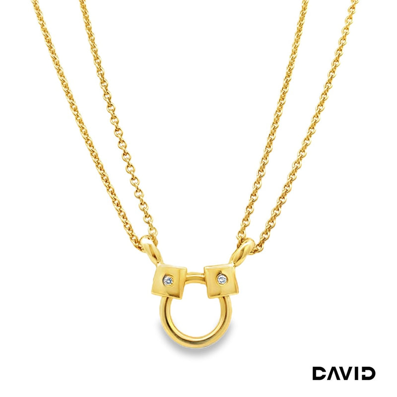 Collier mit Anhänger Gold 585/14k