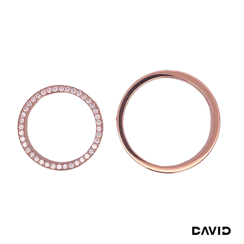 Anhänger Ringe Brillanten 14k Roségold