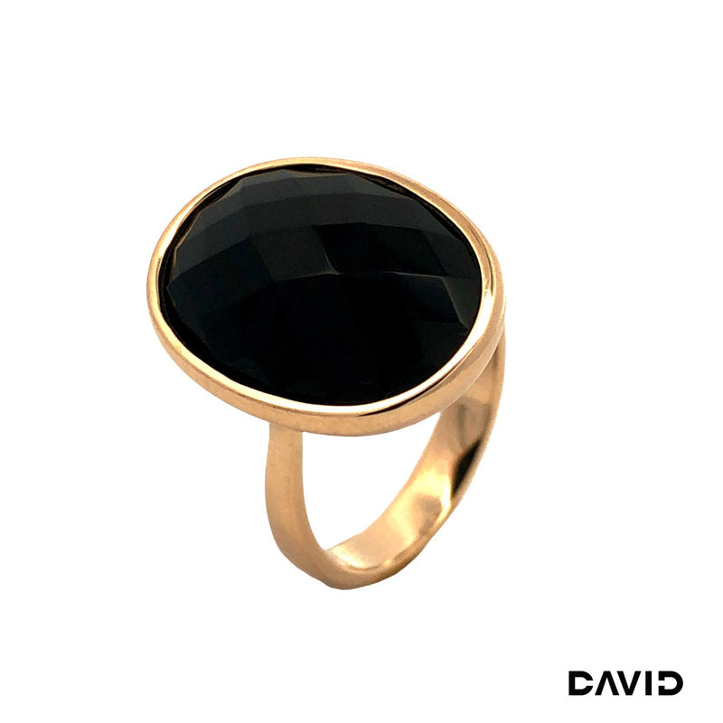Ring Christ Onyx Gold 585/14k