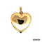 Medaillon Herz Gold 8k
