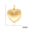 Medaillon Herz Gold 8k