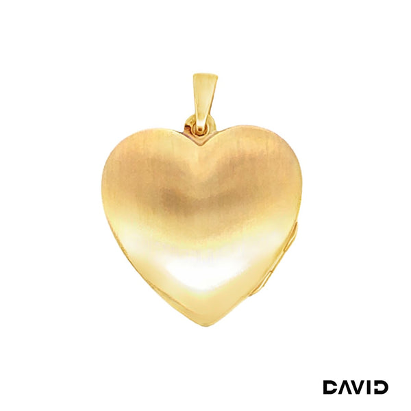Medaillon Herz Gold 8k