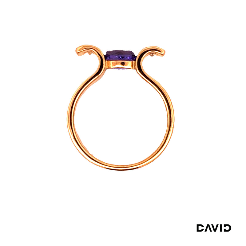 Ring Brillanten/Tansanit Gold 750/18k