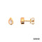 Ohrstecker Diamant Pears Gold 750/18k