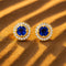 Ohrstecker Brillanten/Tansanit Gold 750/18k