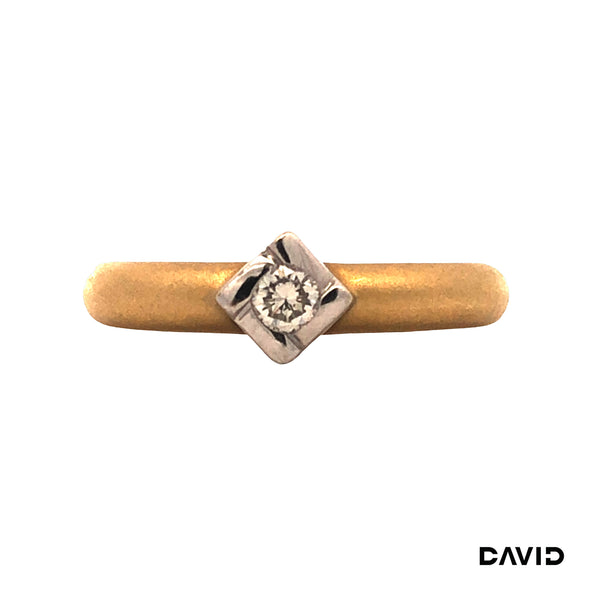 Ring Brillant Gold 18k Bicolor