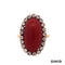 Ring Brillanten/Koralle Gold 750/18k
