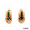 Ohrstecker Diamant/Smaragd Gold 750/18k