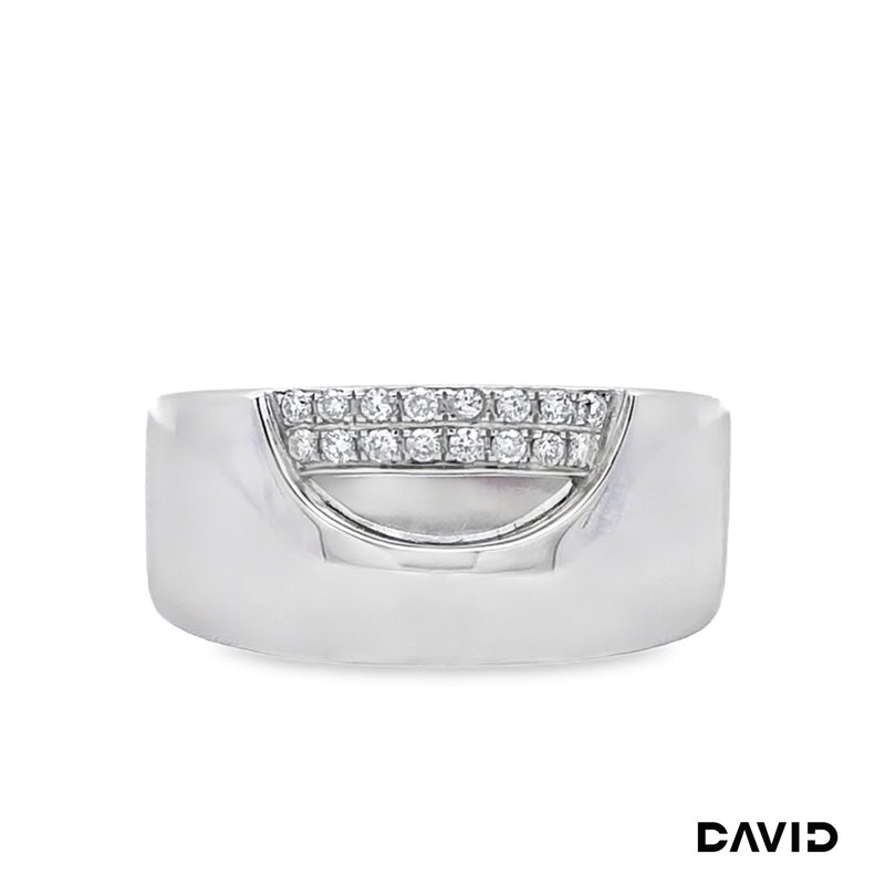 Ring Diamanten 585/14k Weißgold
