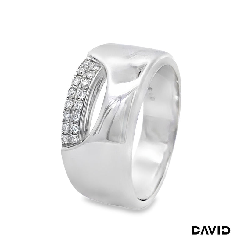 Ring Diamanten 585/14k Weißgold