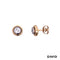 Ohrstecker Brillant Gold 14k Bicolor