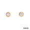 Ohrstecker Brillant Gold 14k Bicolor