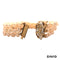 Perlenarmband Süßwasserperlen/ Brillanten Gold 585/14k
