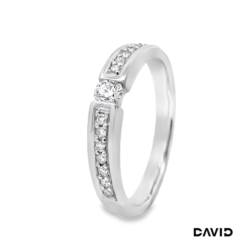 Ring Brillanten 585/14k Weißgold