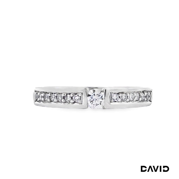 Ring Brillanten 585/14k Weißgold
