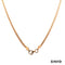 Collier mit Brillantbesatz Brillanten Gold 14k Bicolor