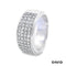 Ring Brillanten 585/14k Weißgold