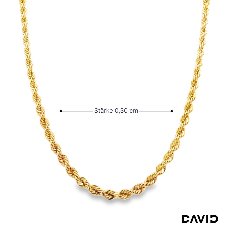 Kordellkette 52 Gold 585/14k