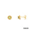 Ohrstecker Peridot Gold 8k