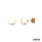 Ohrstecker Perle Süßwasser-Zuchtperle Gold 585/14k