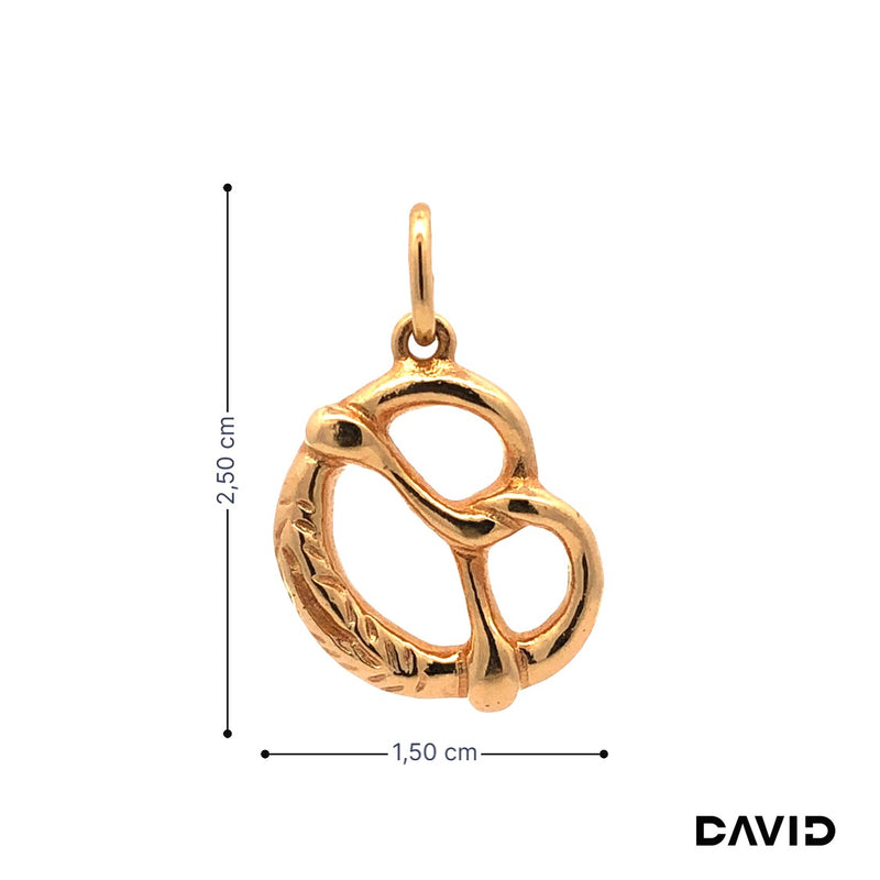 Anhänger Brezel Gold 585/14k