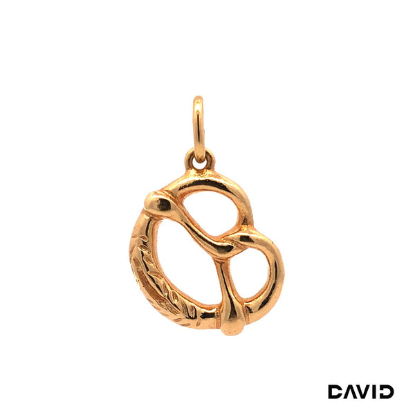 Anhänger Brezel Gold 585/14k