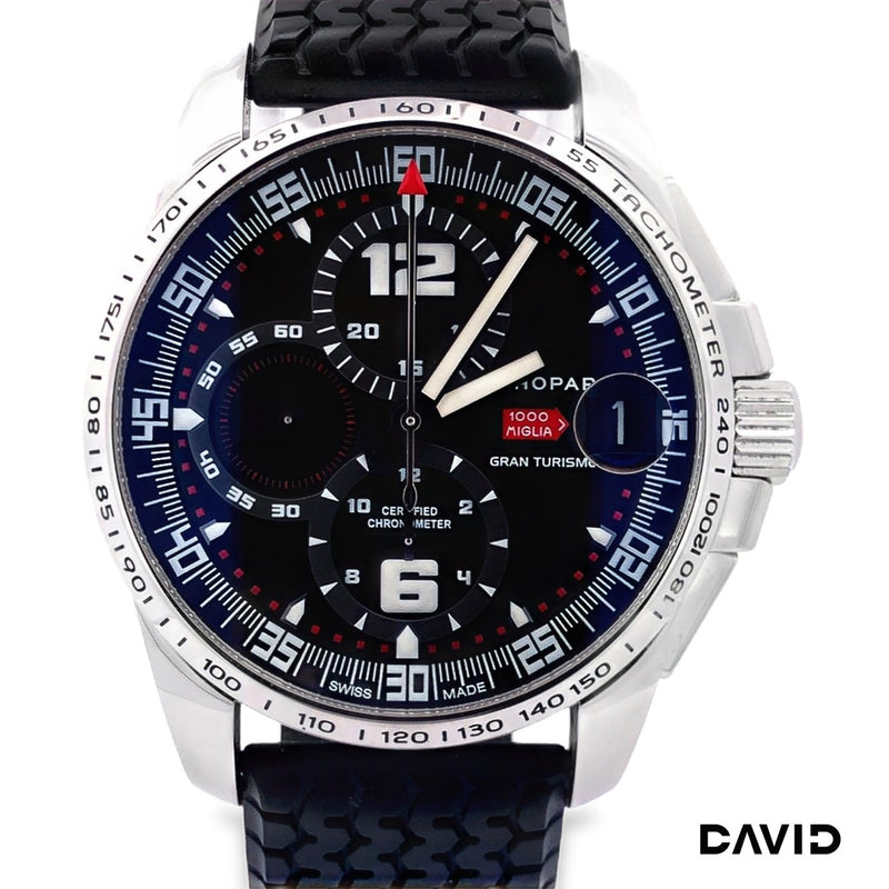 Chopard Mille Miglia GT XL 44 Stahl/Kautschuk