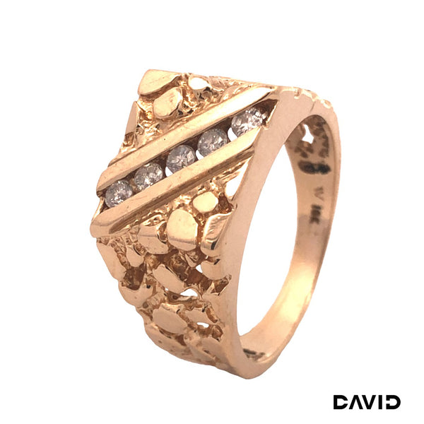 Ring Brillanten 417/GG - 10k