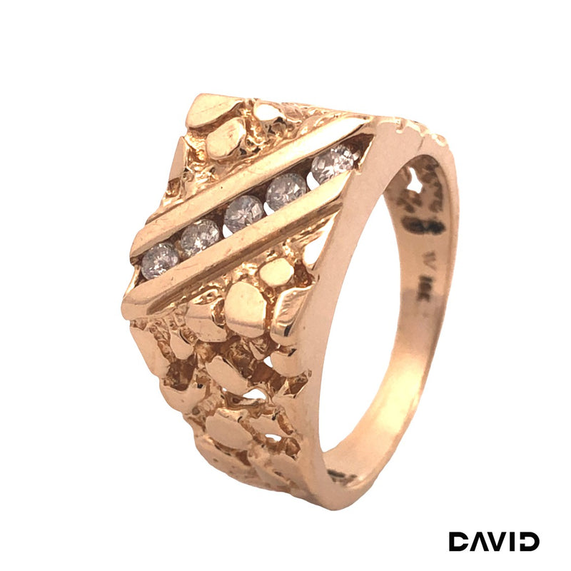 Ring Brillanten 417/GG - 10k