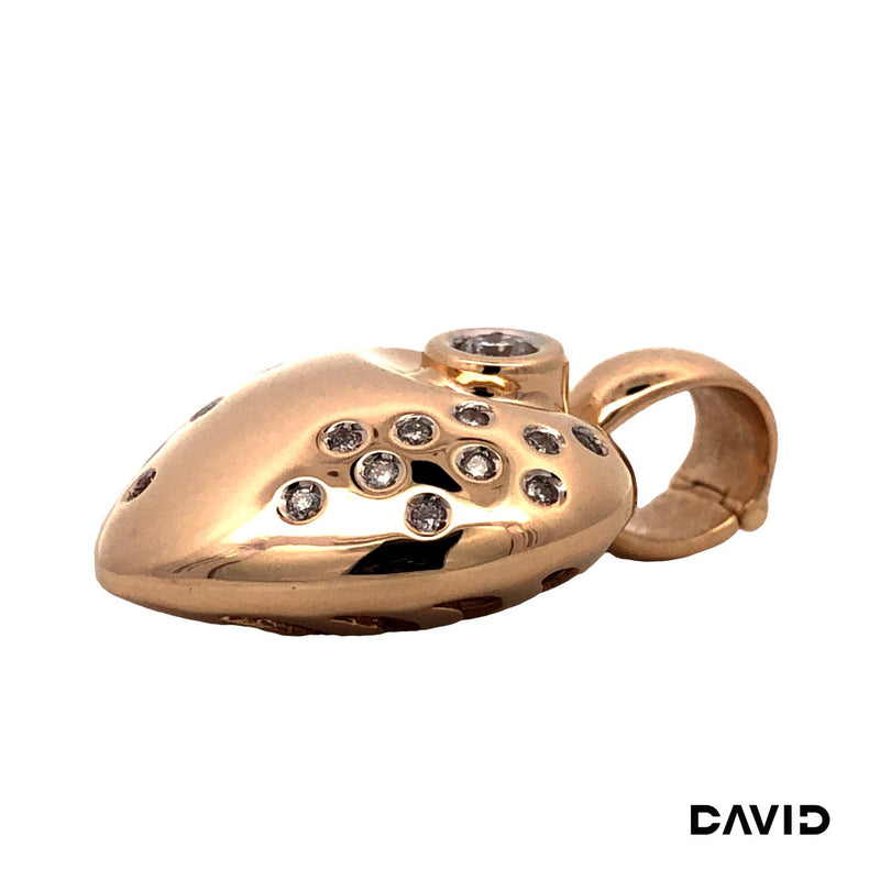 Anhänger Herz Brillanten Gold 585/14k