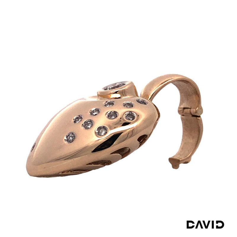 Anhänger Herz Brillanten Gold 585/14k