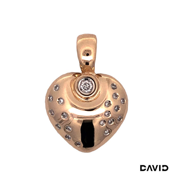 Anhänger Herz Brillanten Gold 585/14k