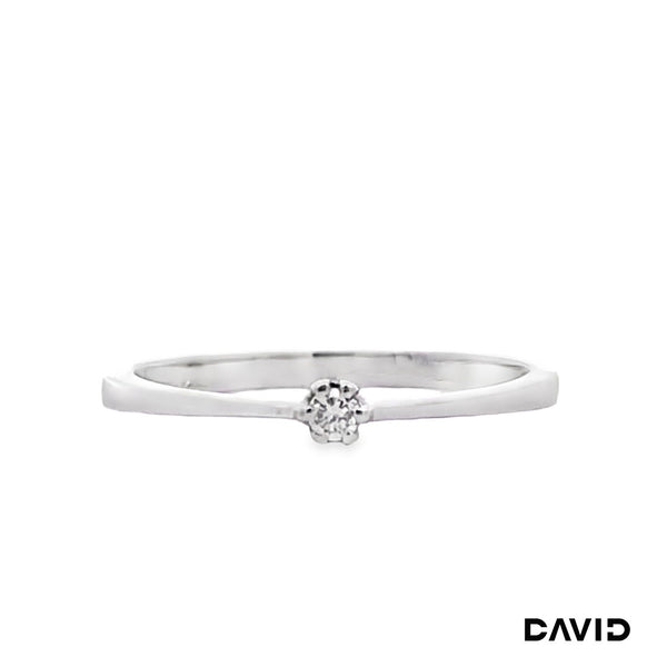 Ring Brillant 585/14k Weißgold