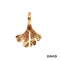 Anhänger Ginkgo Blatt Gold 585/14k