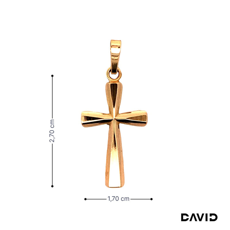 Anhänger Kreuz Gold 8k