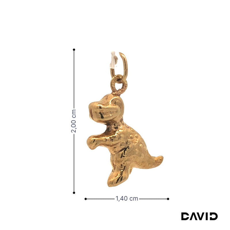 Anhänger Dino Gold 8k
