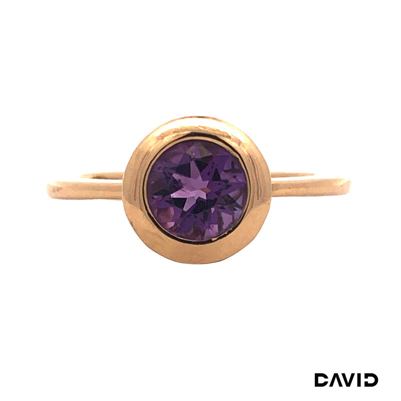 Ring Amethyst Gold 750/18k