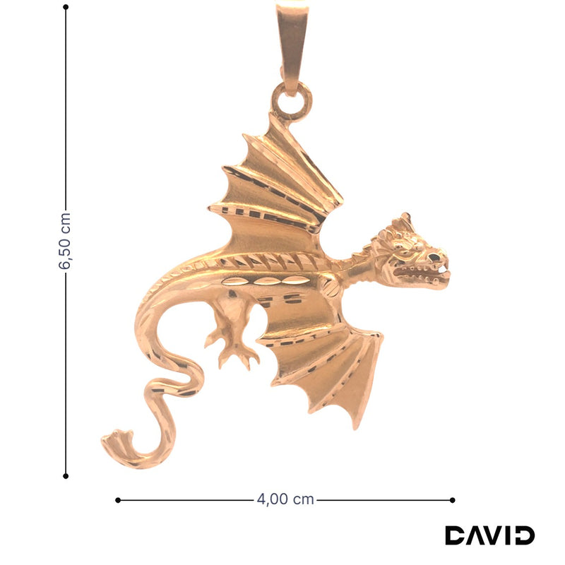 Anhänger Drache Gold 585/14k