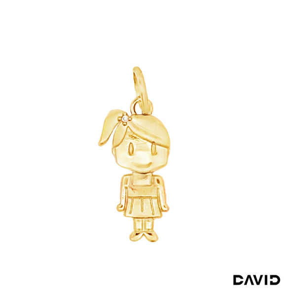 Anhänger Mädchen Gold 750/18k