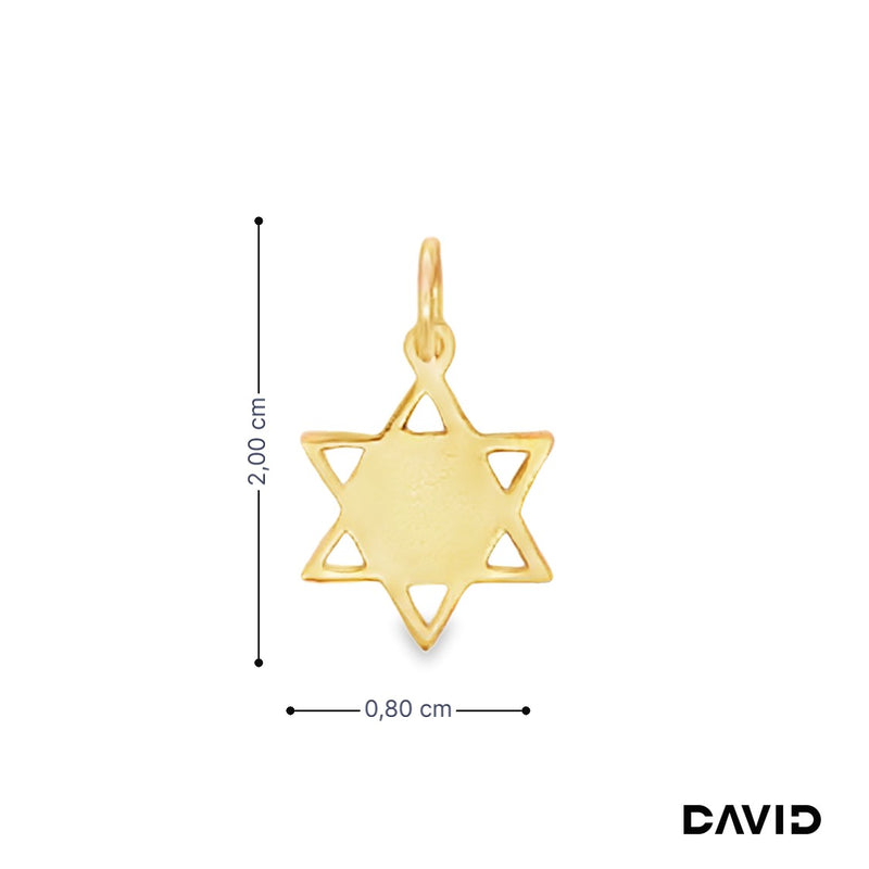 Anhänger Davidstern Gold 750/18k