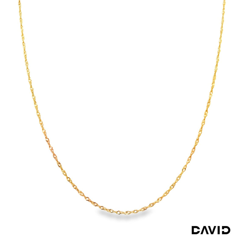 Singapurkette 45 Gold 585/14k